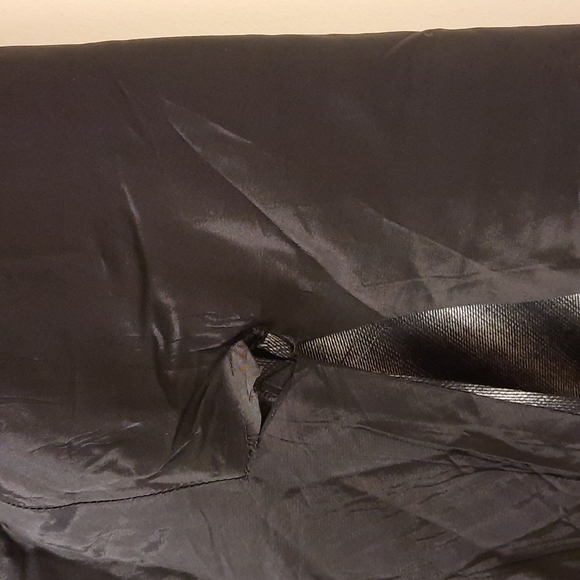 L.A.M.B. Black Stripe Pieced Chevron Skirt (flaws) - Picture 16 of 16